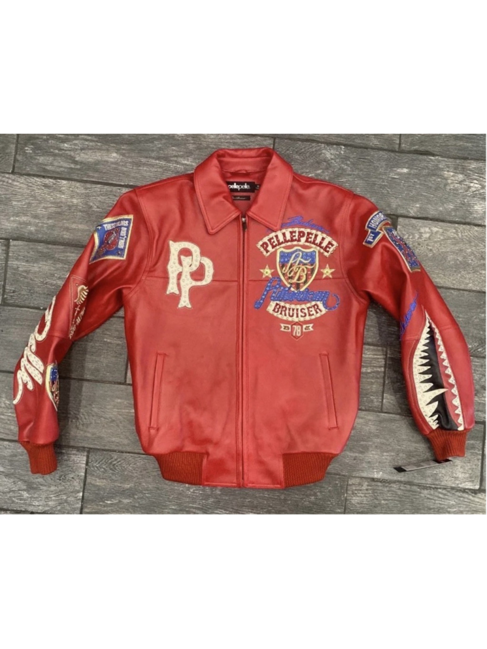 American Bruiser Leather Jacket Sz L